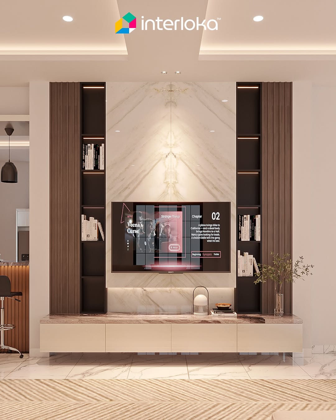 Nggak Cuma Estetik, Ini Alasan Kamu Butuh Backdrop TV di Rumah