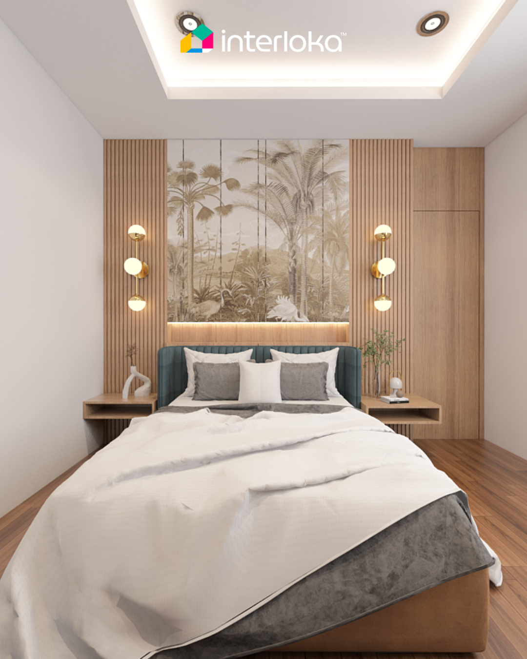 Desain Kamar Minimalis Modern dengan Sentuhan Kayu yang Bikin Nyaman