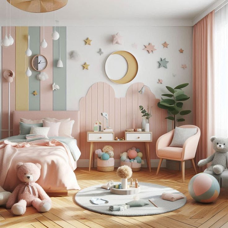 Warna-Warna Lembut untuk Kamar Anak yang Menenangkan