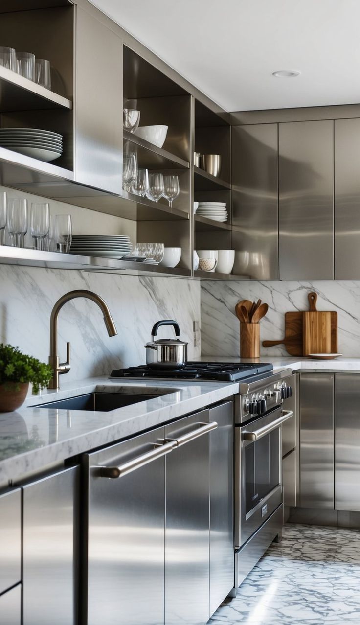 Panduan Merawat Kitchen Set Stainless Steel agar Tetap Mengkilap