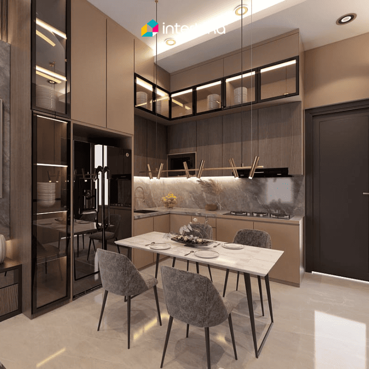 8 Inspirasi Desain Dapur Menyatu dengan Ruang Makan untuk Rumah Minimalis