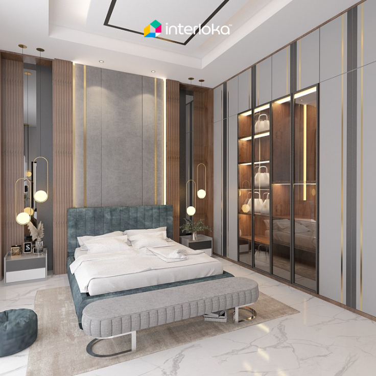 7 Inspirasi Kamar Tidur dengan Wardrobe Custom yang Rapi dan Elegan