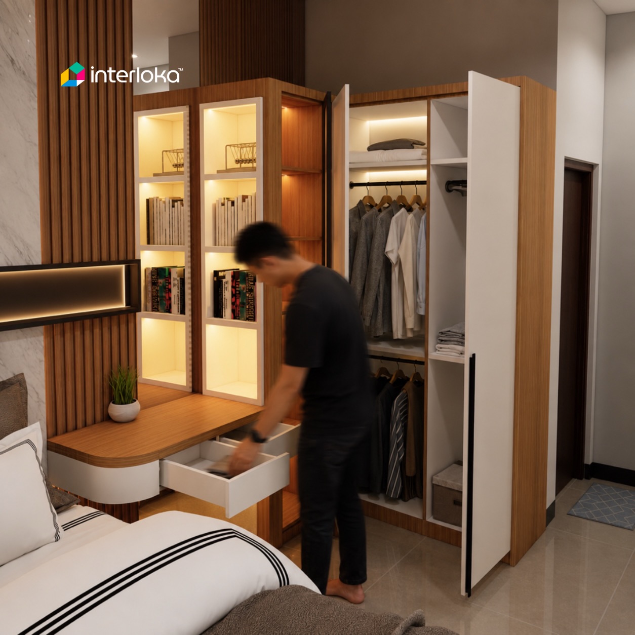 Cara Menata Wardrobe agar Pakaian Lebih Rapi dan Mudah Ditemukan