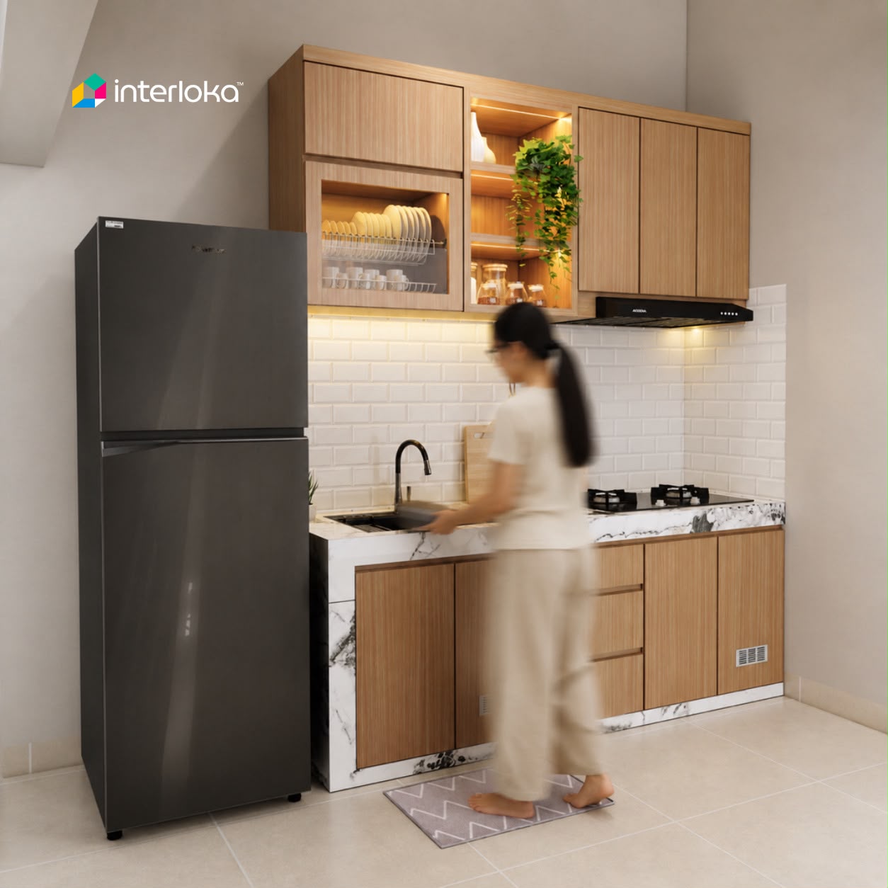 Dapur Minimalis 2 M - AR proyek